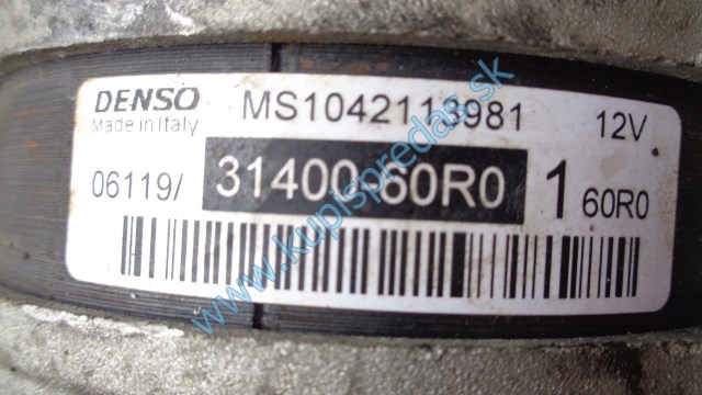 alternátor na suzuki sx4 s-cross, 1,4i, 31400-60R0